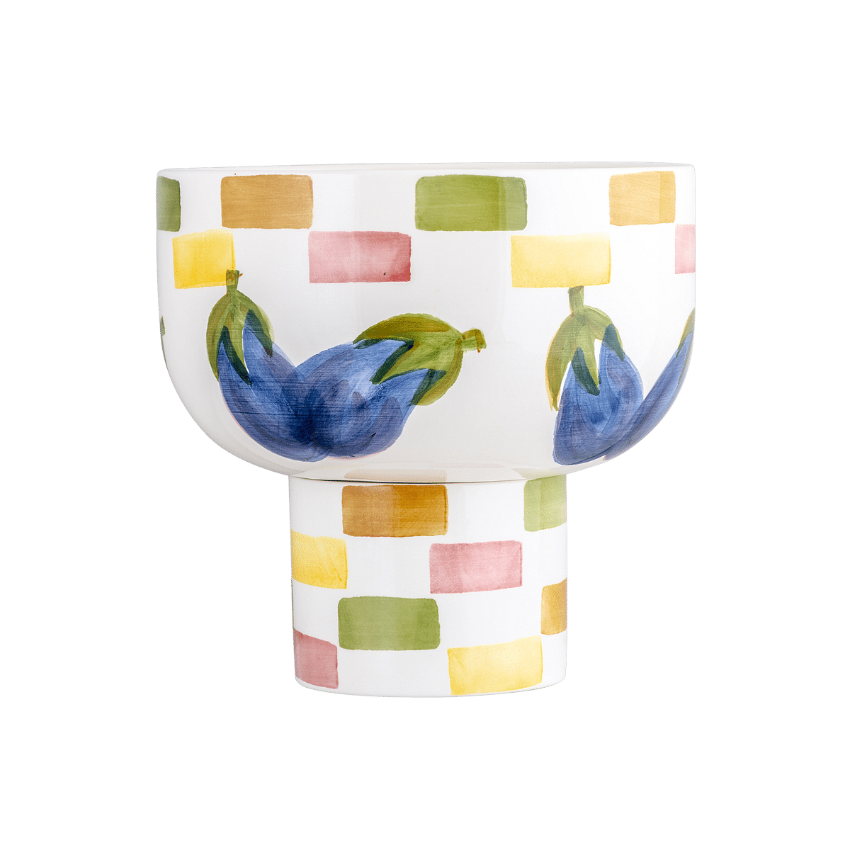 AUBERGINE CENTRE PIECE BOWL