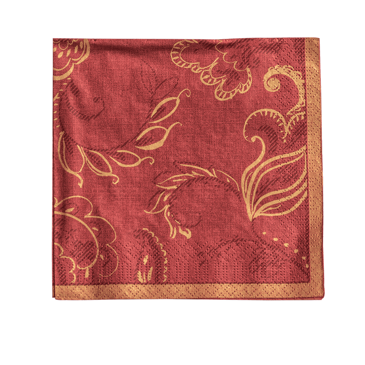 Golden Grace Bordeaux Lunch Napkin