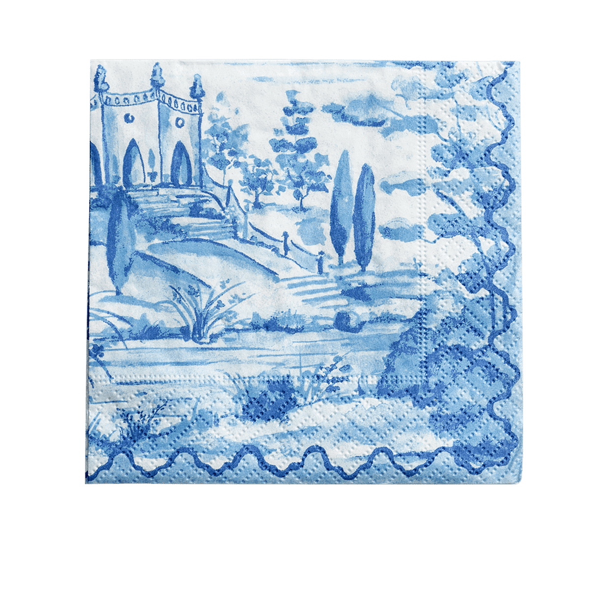 Tuscan Toile Cocktail Napkin