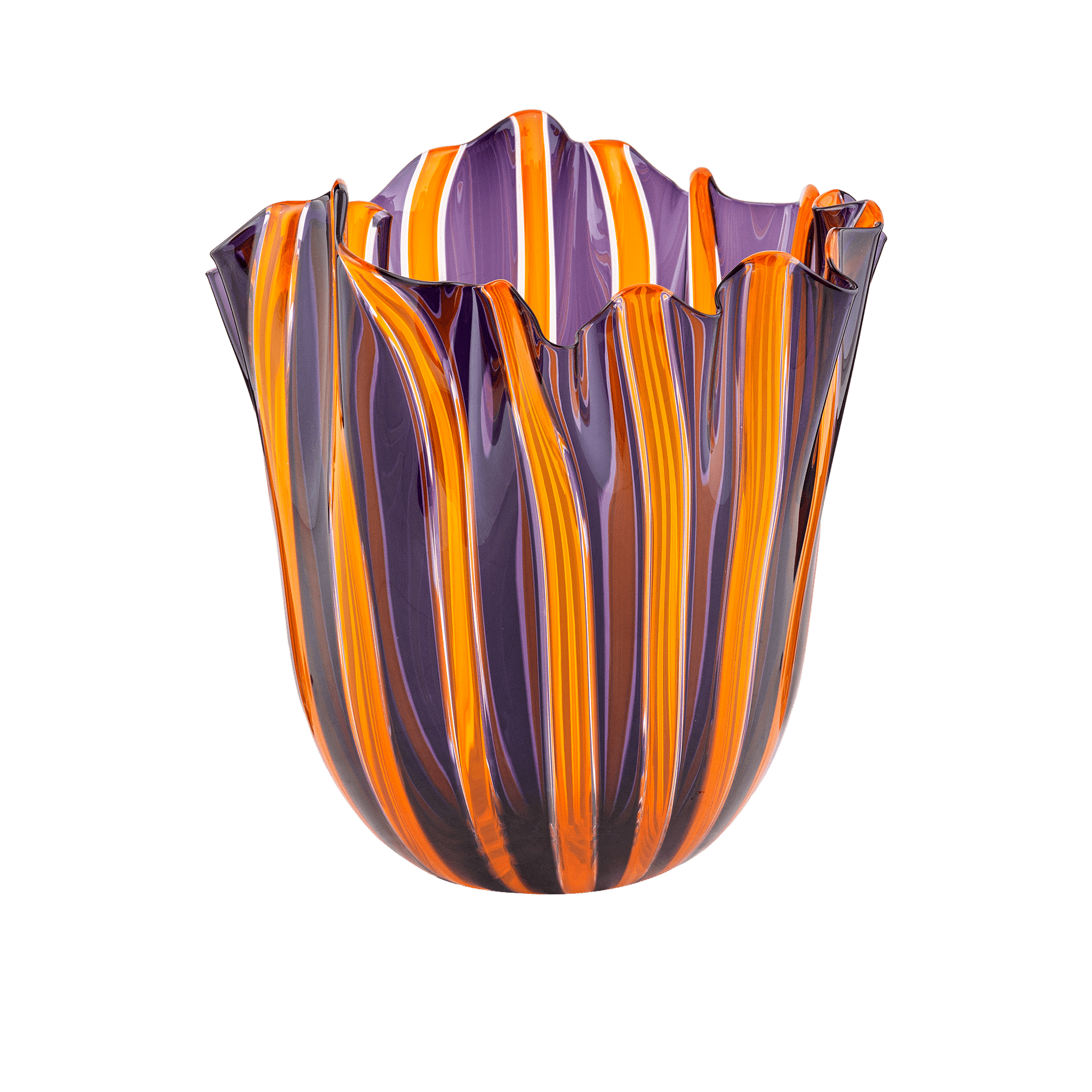 Glass Vase Orange