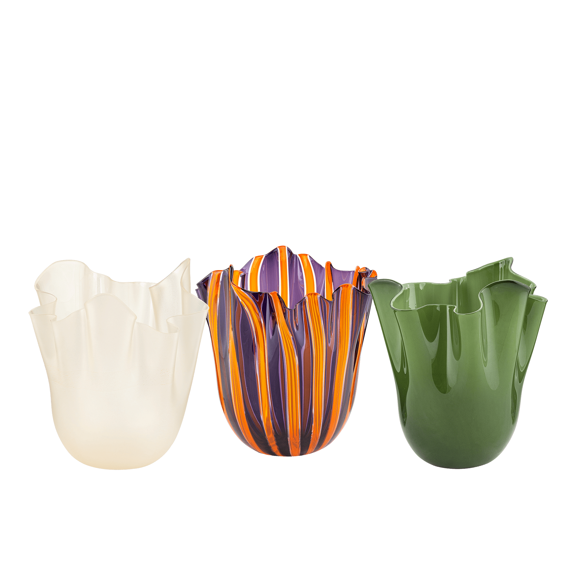 Glass Vase Orange