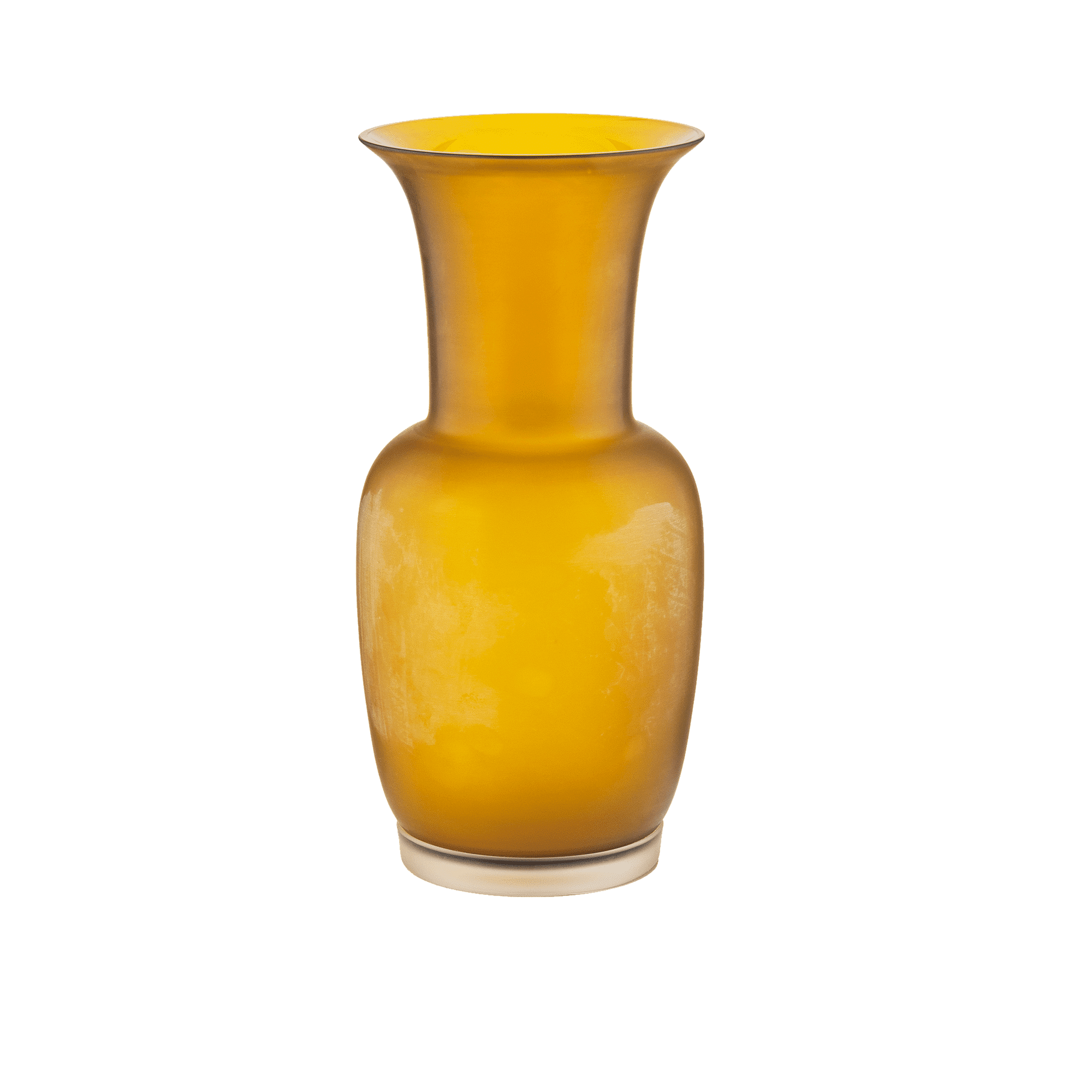 Opalino Glass Vase Amber