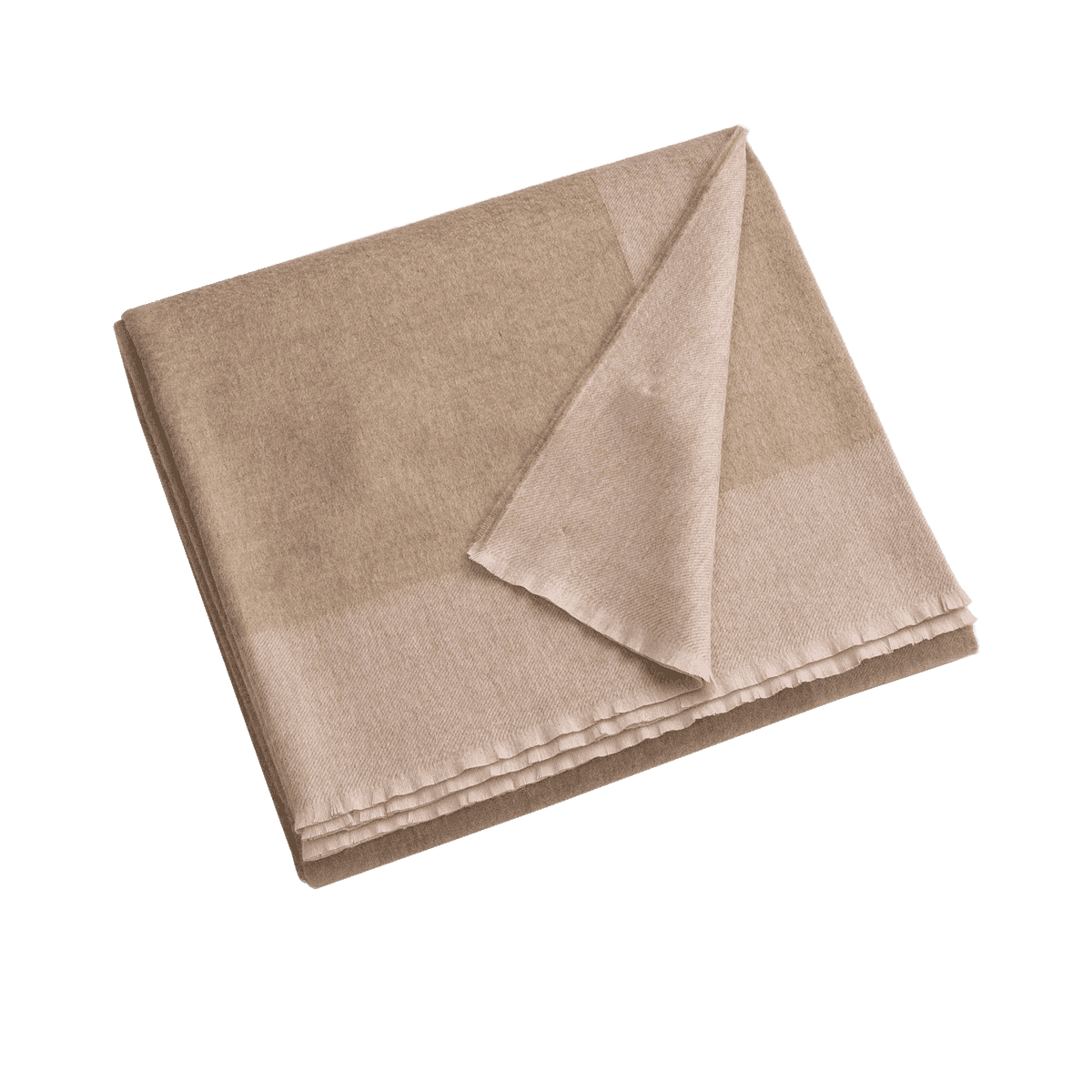 Arran Blush Pink 100% Cashmere Throw Blanket