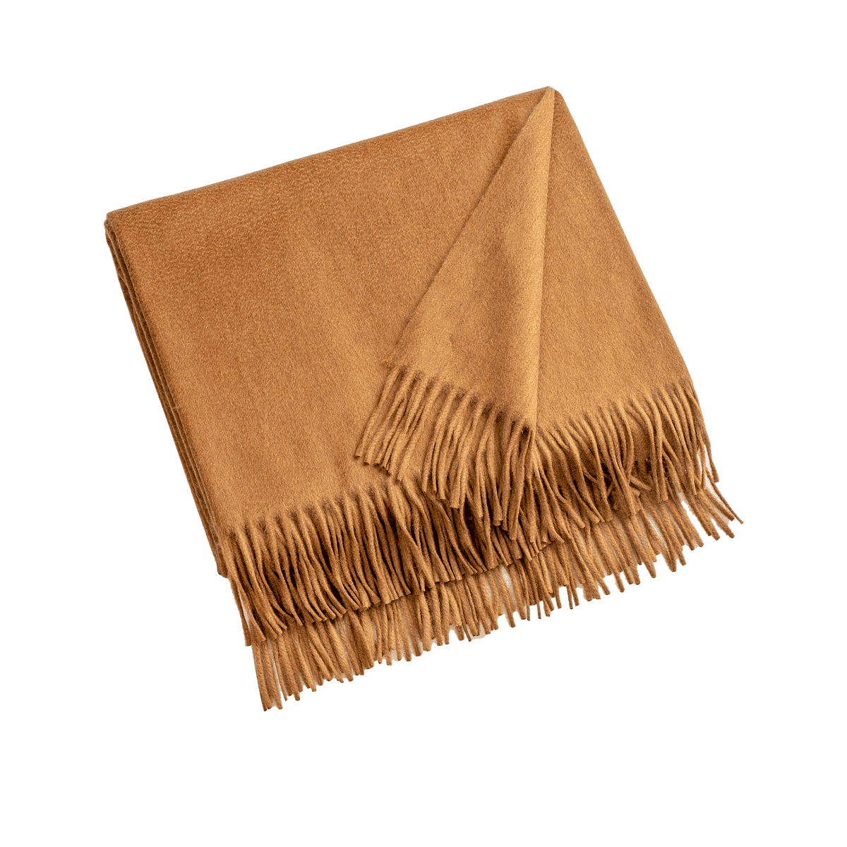 Arran Grey 100% Cashmere Throw Blanket