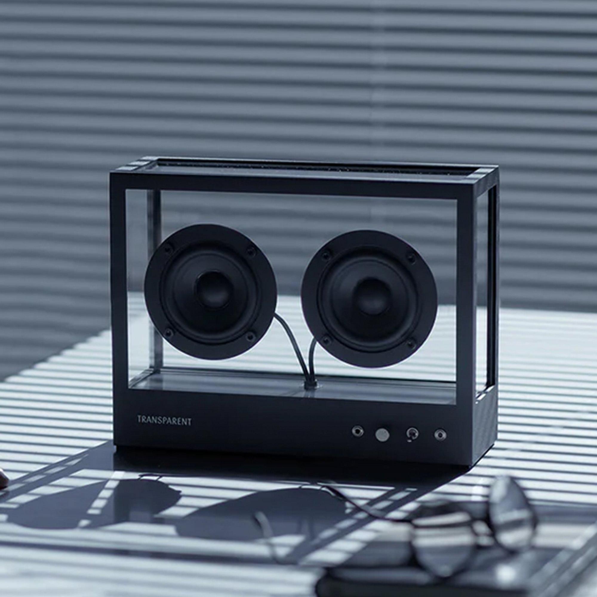 Transparent Black Speaker 8