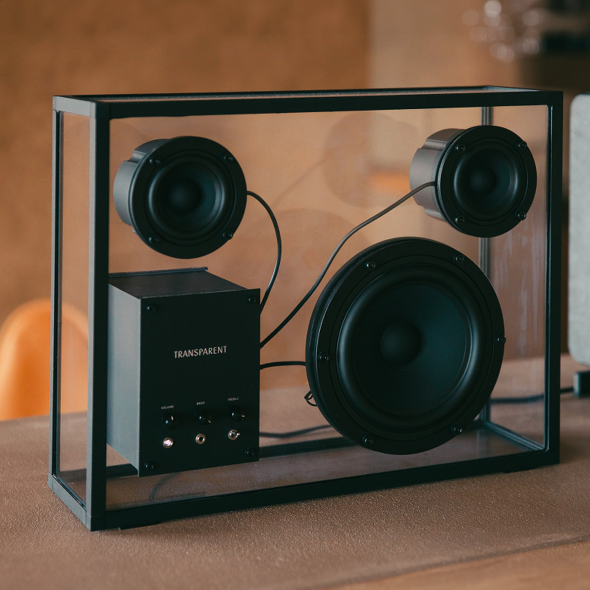 Transparent Black Speaker 13