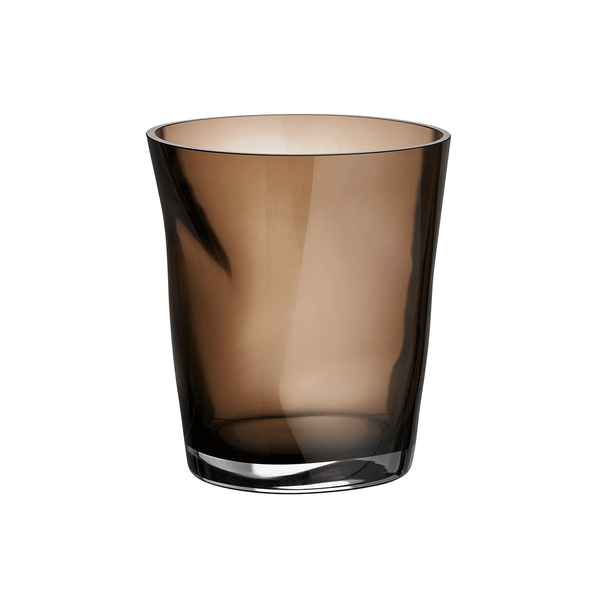 SQUEEZE SMOKEY BROWN TULIP VASE
