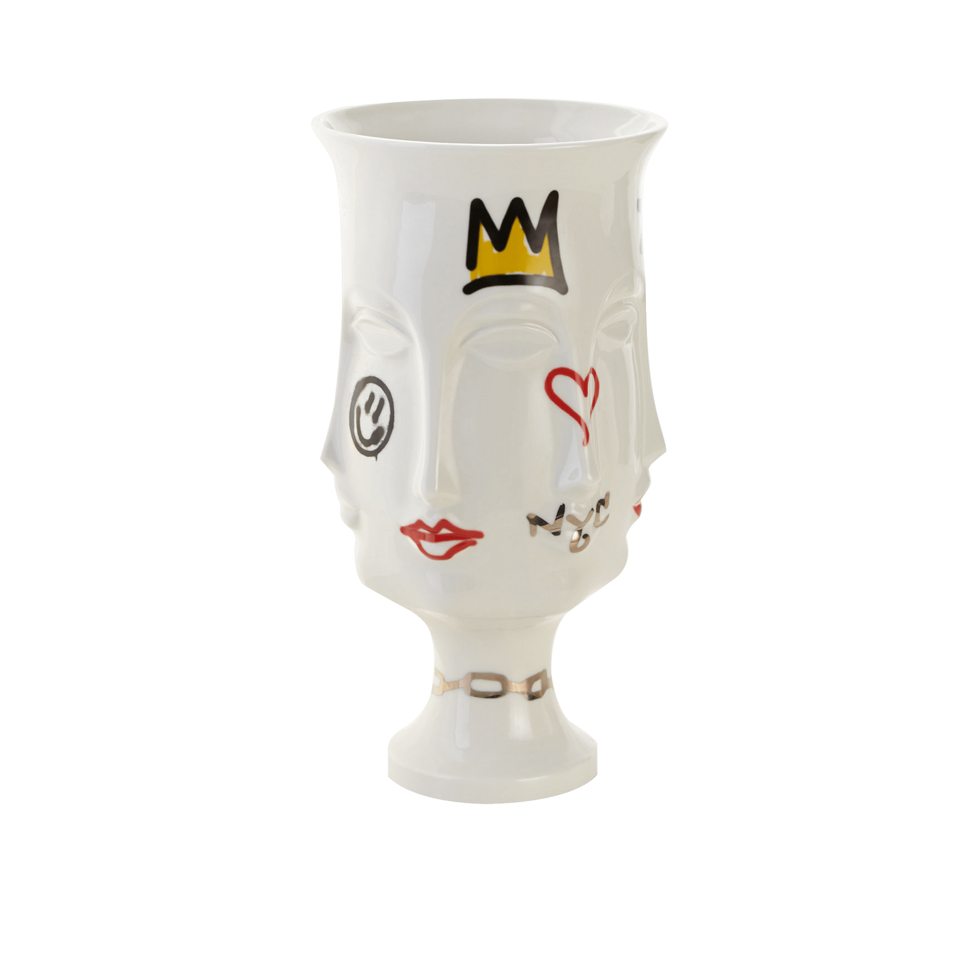 Dora Maar Graffiti Urn Vase 