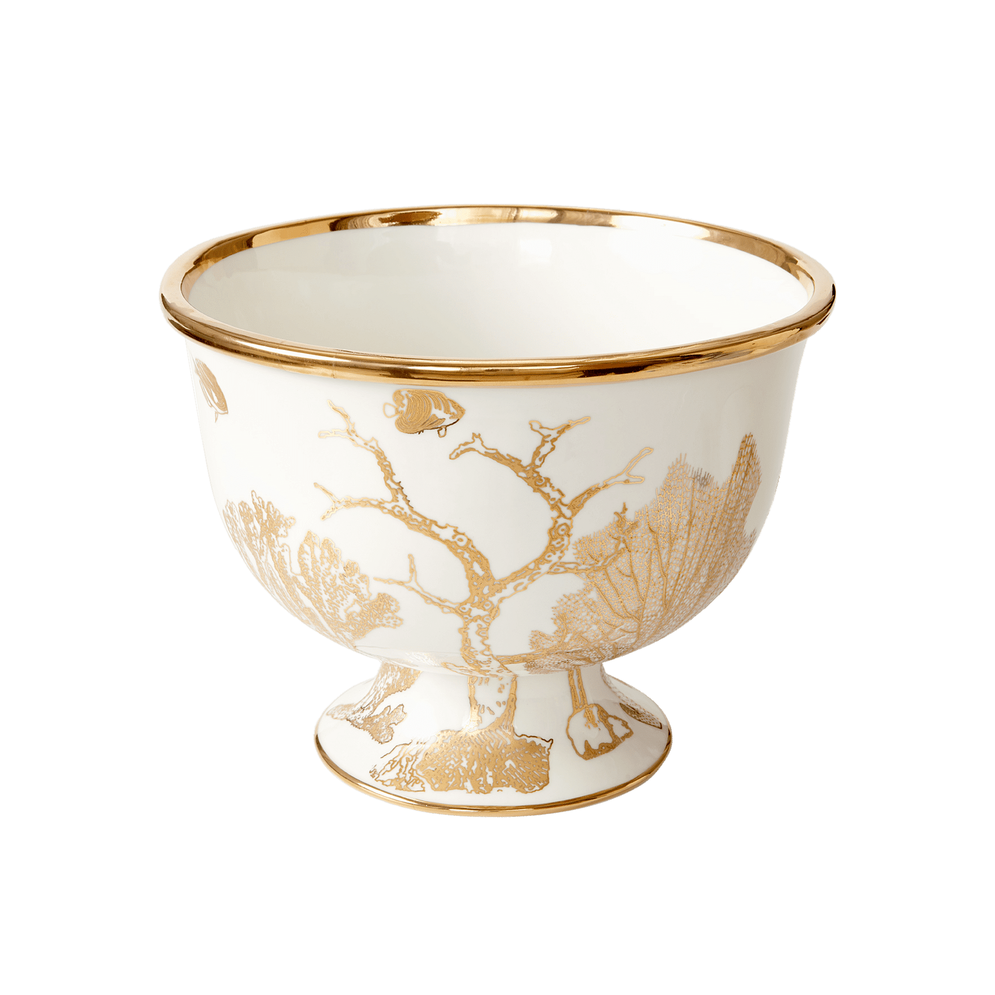 Botanist Coral Centerpiece Bowl