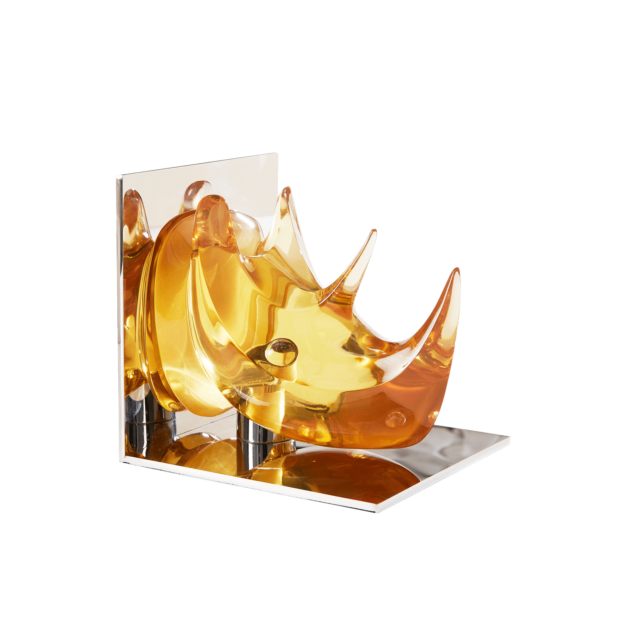 Rhino Bookends