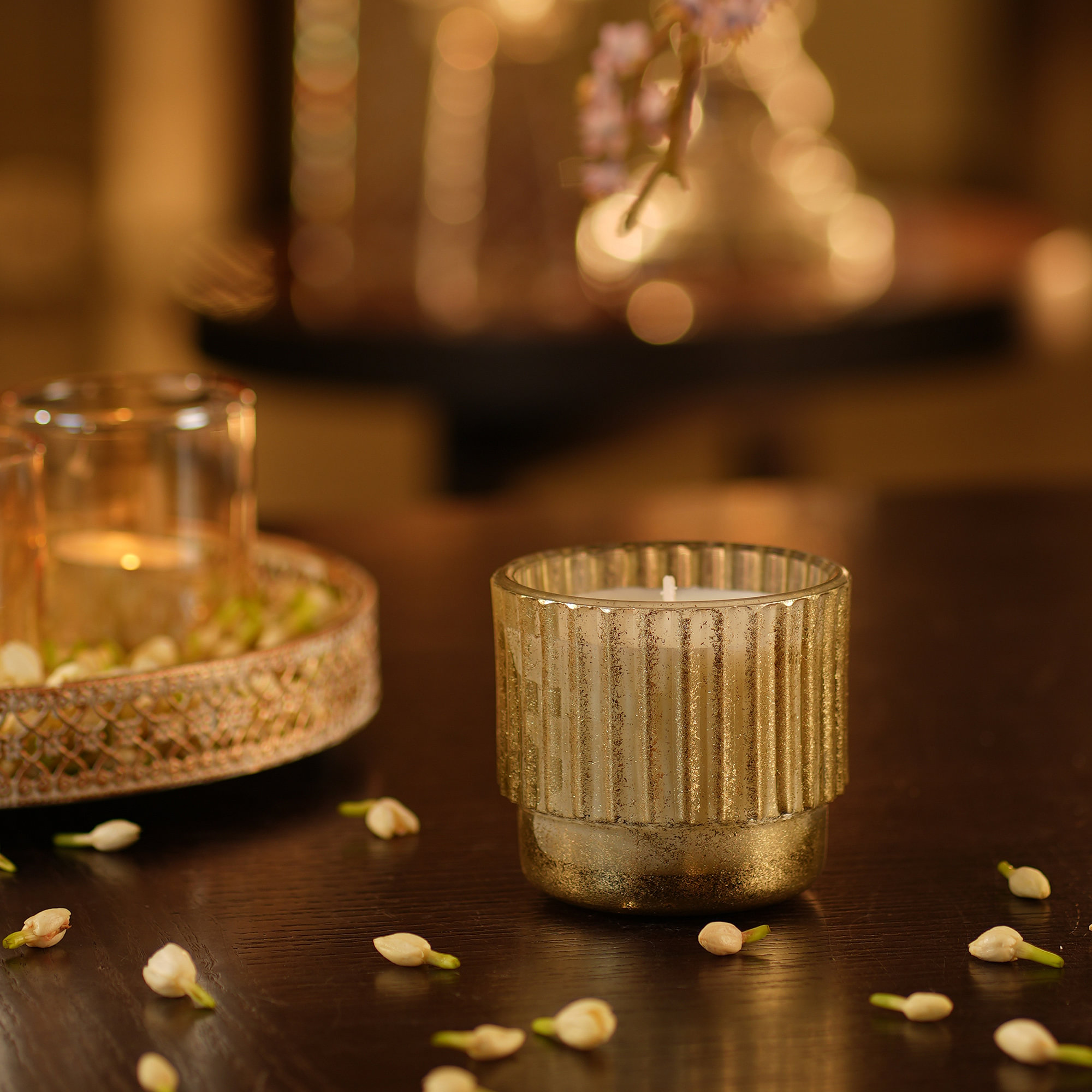 Lustre Scented Candle H 7.8Cm