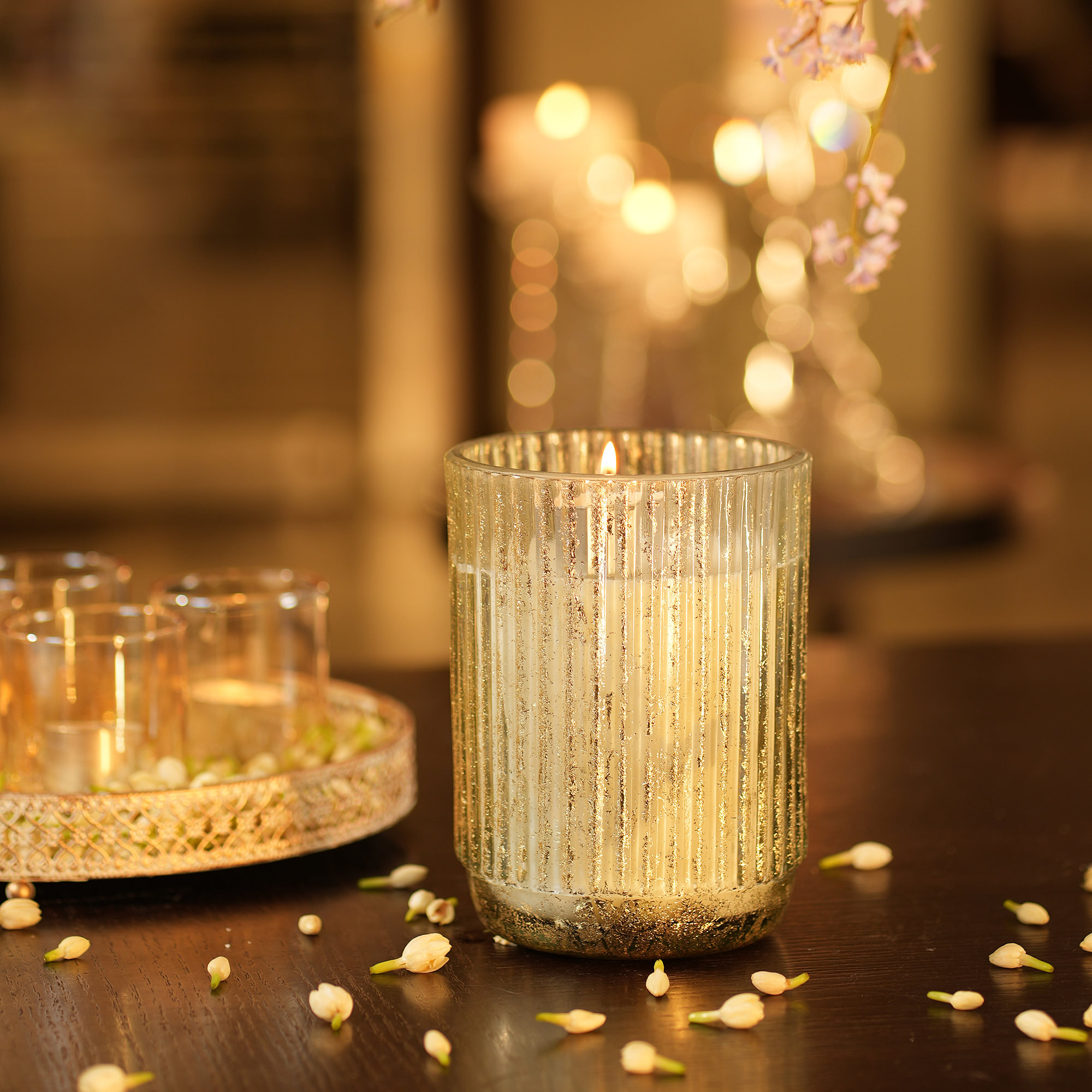 Lustre Scented Candle H 17Cm